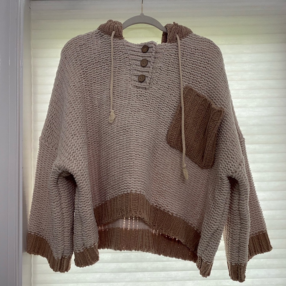 POL chunky hoodie sweater